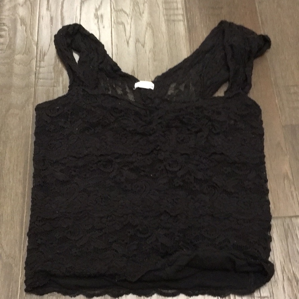 Lace crop top